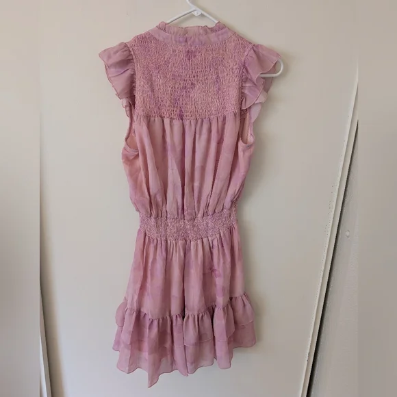 Allison New York Womens Small NWT Pink Dress Coquette Romantic Flirty Fairy - Picture 4 of 6